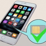 Removendo o cartão sim de um iphone