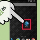 Configurando a página inicial do navegador android