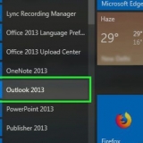 Usando os botões de votação no outlook