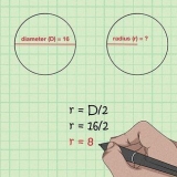 Calculando o raio de uma esfera