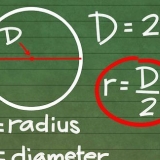 Calculando o raio de um círculo