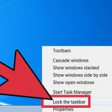 Alterar a barra de tarefas da área de trabalho no windows
