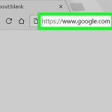 Encontrar o url de um site