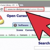Alterar a forma do cursor