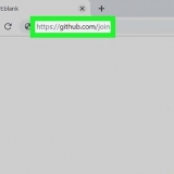 Criar uma conta no github