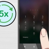 Desbloqueie um tablet android