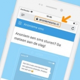 Envie uma mensagem de texto anônima