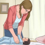 Segurando um bebê