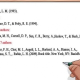 Escrevendo uma bibliografia estilo apa