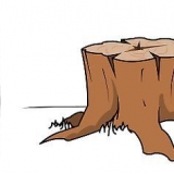 Mate um toco de árvore