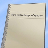 Descarregando um capacitor