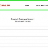 Excluir uma conta doordash