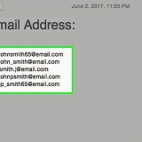 Escolha um endereço de e-mail