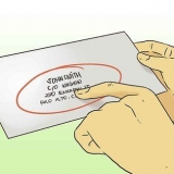 Endereço de um envelope pelo endereço de outra pessoa