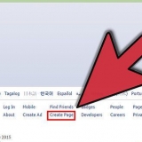 Crie uma página de negócios no facebook
