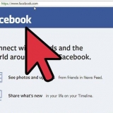 Abra uma conta do facebook