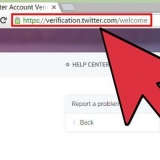Obtenha uma conta verificada no twitter