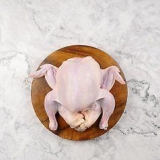 Cortando um frango inteiro