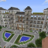 Construindo uma mansão no minecraft