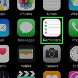 Adicionar um lembrete em um iphone