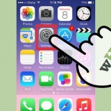 Sincronize uma conta do hotmail em um iphone