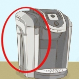 Substituindo um filtro de água keurig