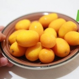 Comer um kumquat