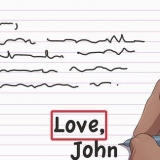 Terminando uma carta de amor