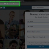 Crie uma conta no linkedin