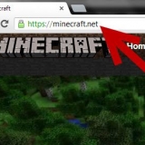 Crie uma conta minecraft