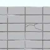 Reparando uma parede de bloco de concreto