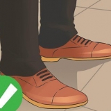 Andando em um novo par de sapatos