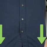 Enfiar uma camisa