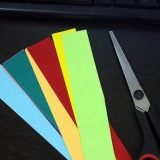Fazendo um colar de papel