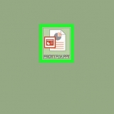 Abra um arquivo ppt no pc ou mac