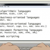 Aprendendo uma linguagem de programação