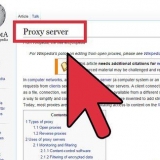 Usando um proxy