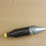 Fazendo um foguete com bicarbonato de sódio e vinagre