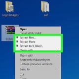 Abra um swf