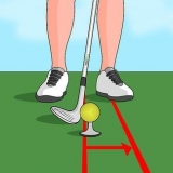 Fazendo um swing com um taco de golfe