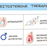 Dando uma injeção de testosterona