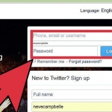 Excluir uma conta do twitter