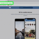 Criar uma conta vk