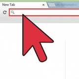 Insira um endereço da web para acessar um site específico