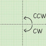 Girar uma forma matemática