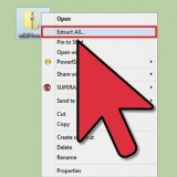 Extraia um arquivo zip