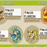 Eevee evoluindo para pokémon