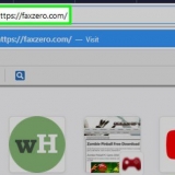 E-mail para um fax