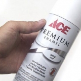Usando tinta de esmalte em um fogão