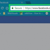 Usando o facebook